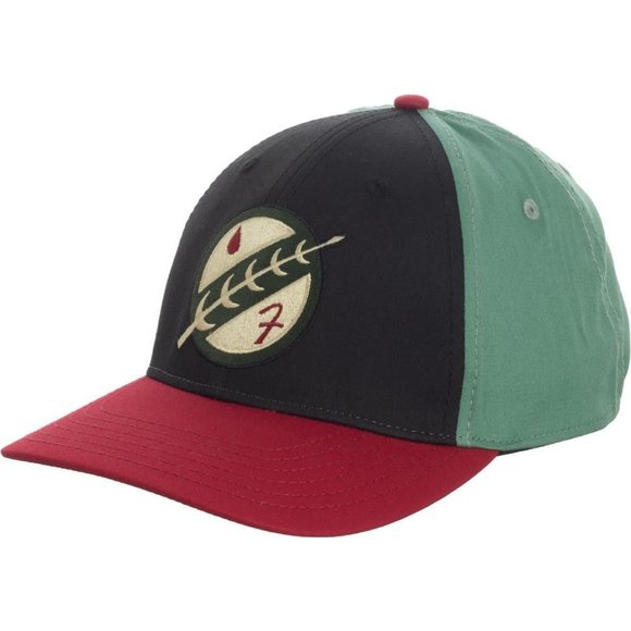 Star Wars: Boba Fett Logo - Curved Bill Flex Fit Hat - Picture 1 of 5